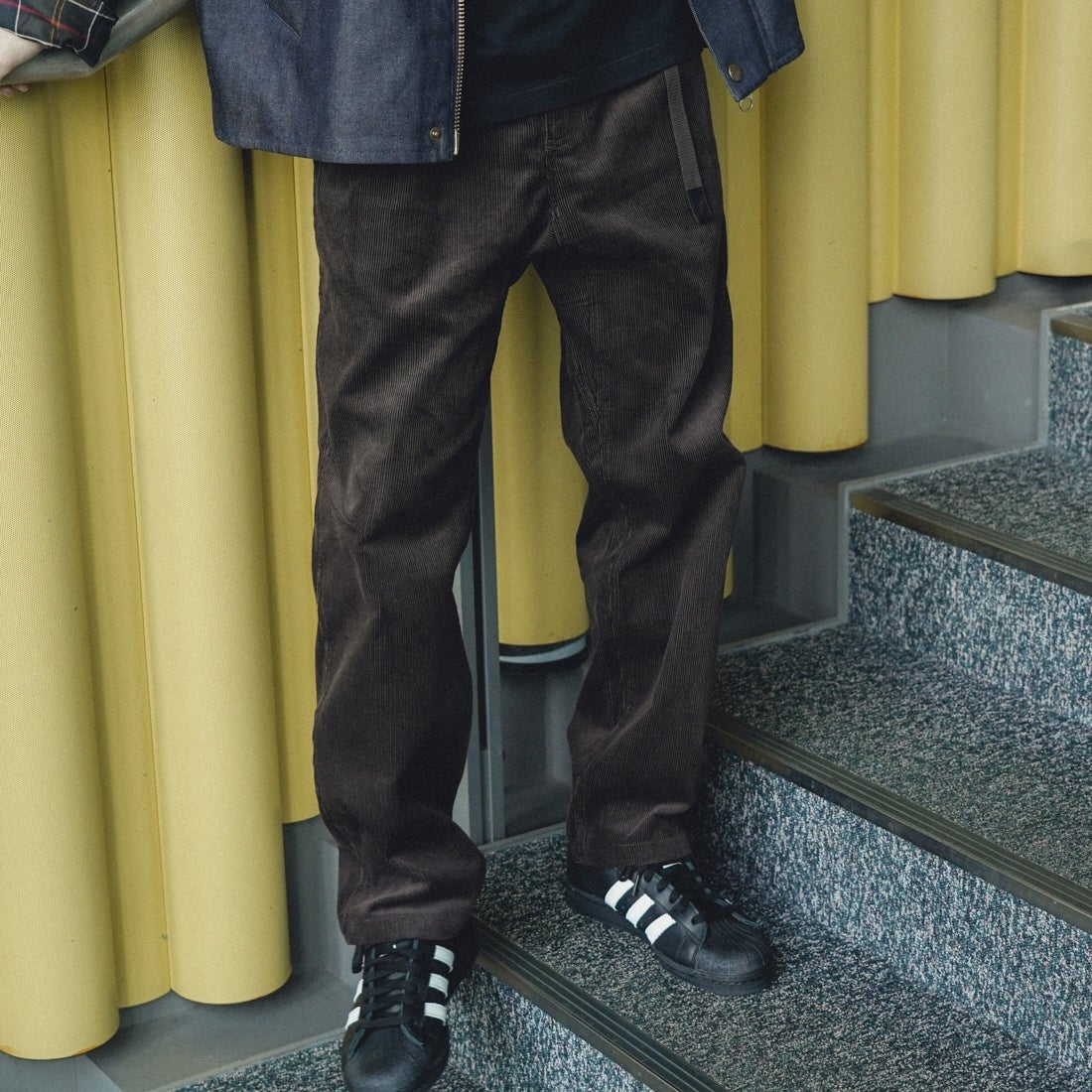 D.BROWN&&モデル身長：168cm 着用サイズ：L&&