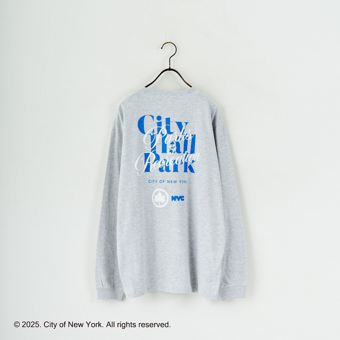 NYC × GOOD ROCK SPEED [エヌワイシー × グッドロックスピード] NYC ロングスリーブTシャツ [25NYC201W] ASH