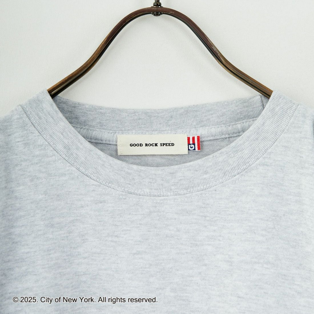 NYC × GOOD ROCK SPEED [エヌワイシー × グッドロックスピード] NYC ロングスリーブTシャツ [25NYC201W] ASH