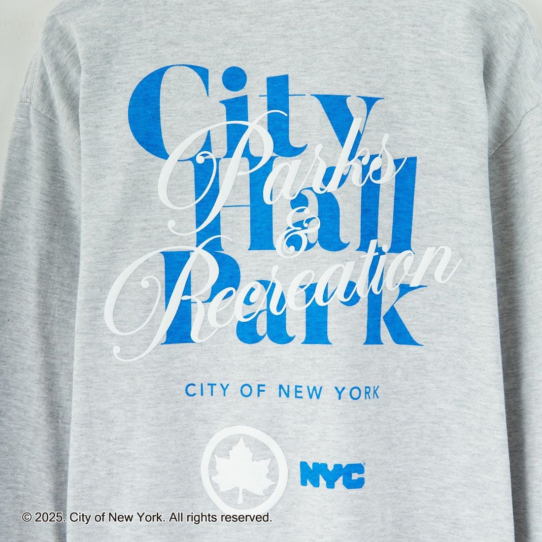 NYC × GOOD ROCK SPEED [エヌワイシー × グッドロックスピード] NYC ロングスリーブTシャツ [25NYC201W] ASH