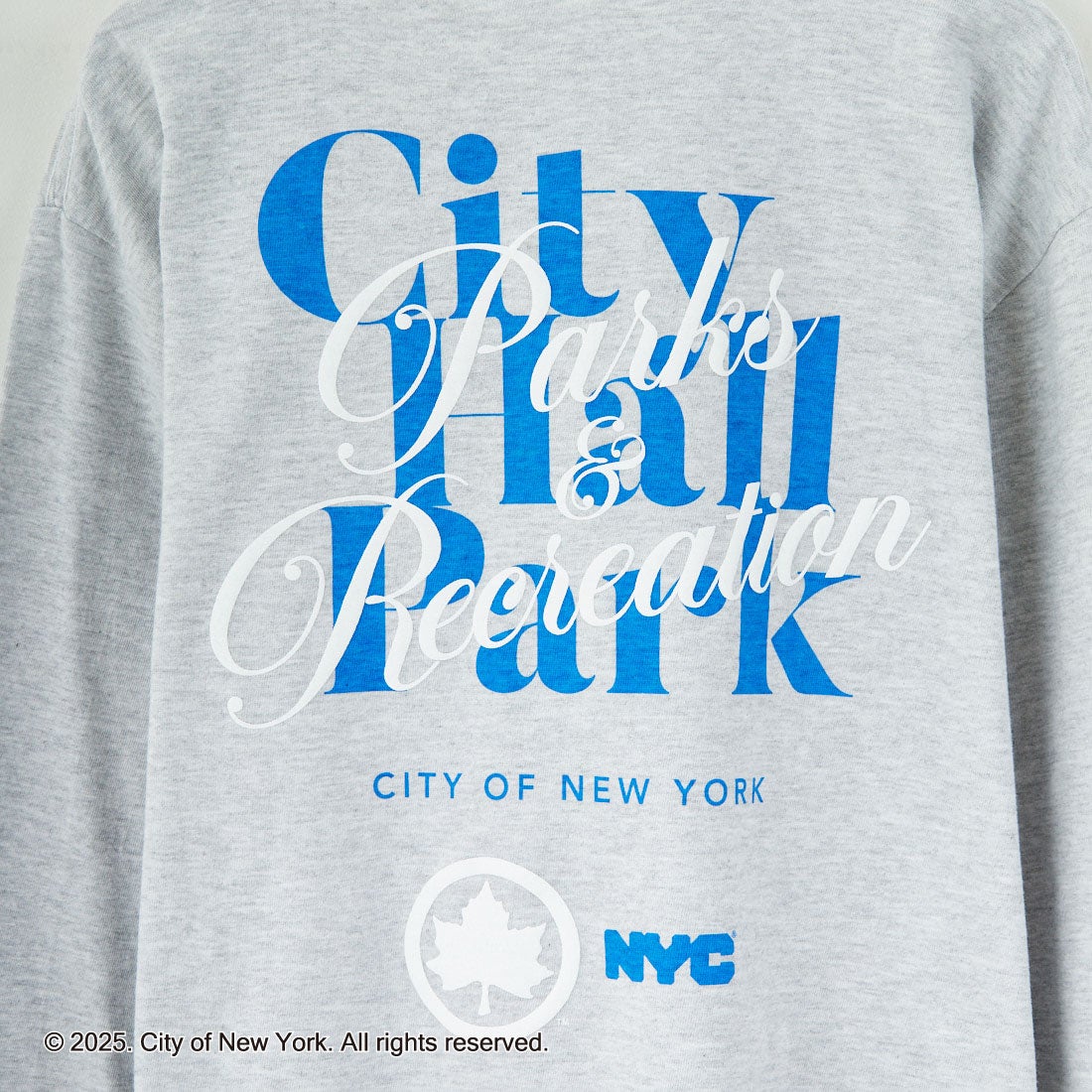 NYC × GOOD ROCK SPEED [エヌワイシー × グッドロックスピード] NYC ロングスリーブTシャツ [25NYC201W] ASH
