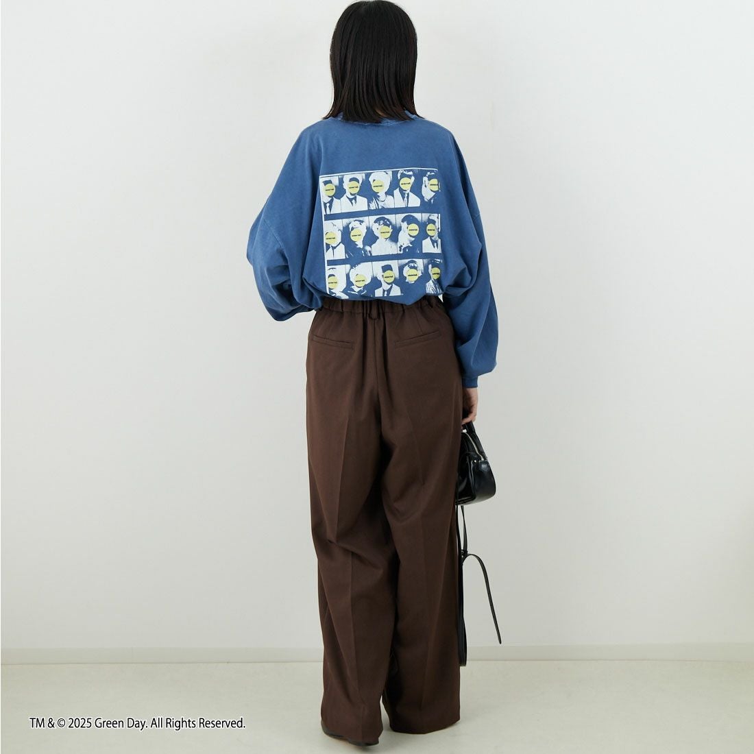 GOOD ROCK SPEED [グッドロックスピード] Nimrod/Tシャツ [25GRD201W] LT.NAVY &&モデル身長：162cm 着用サイズ：F&&