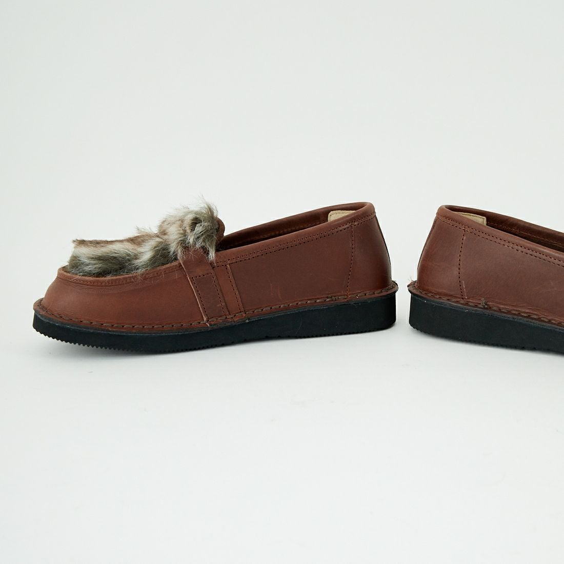 Organic handloom [オーガニックハンドルーム] SEVRES ファーローファー [OH018118] BROWNBROWN