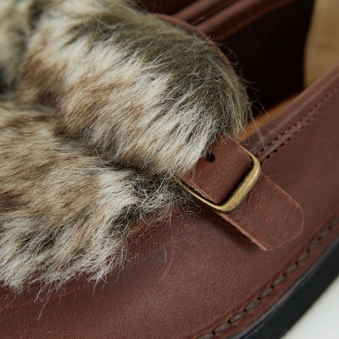 Organic handloom [オーガニックハンドルーム] SEVRES ファーローファー [OH018118] BROWNBROWN