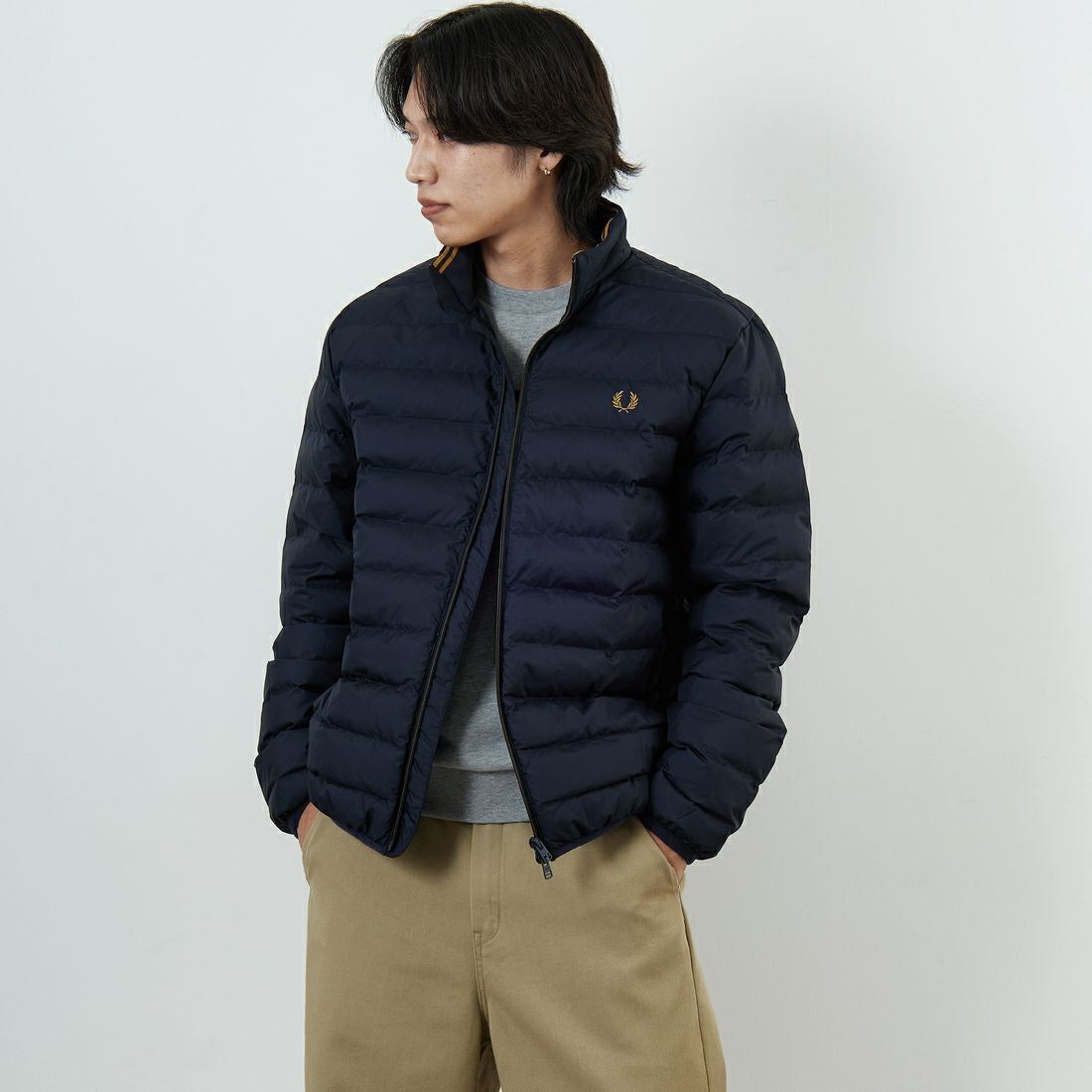 248 NAVY&&モデル身長：179cm 着用サイズ：L&&