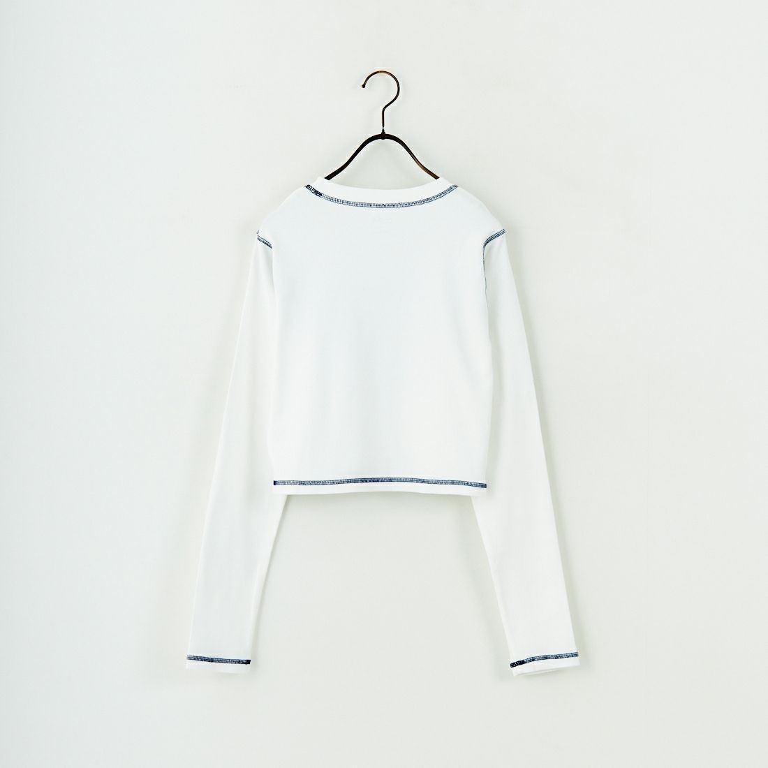 X-girl [エックスガール] スターフラッターバタフライ ロングスリーブベビーTシャツ [105253013001] WHITE