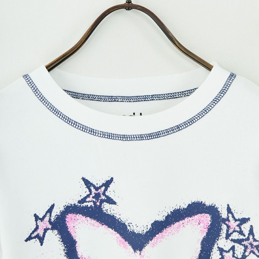 X-girl [エックスガール] スターフラッターバタフライ ロングスリーブベビーTシャツ [105253013001] WHITE