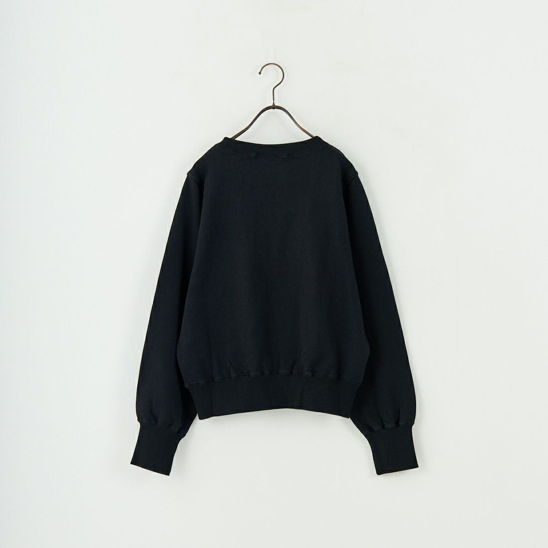 X-girl [エックスガール] フェイスラウンドスクエア スウェットトップス [105253012002] BLACK