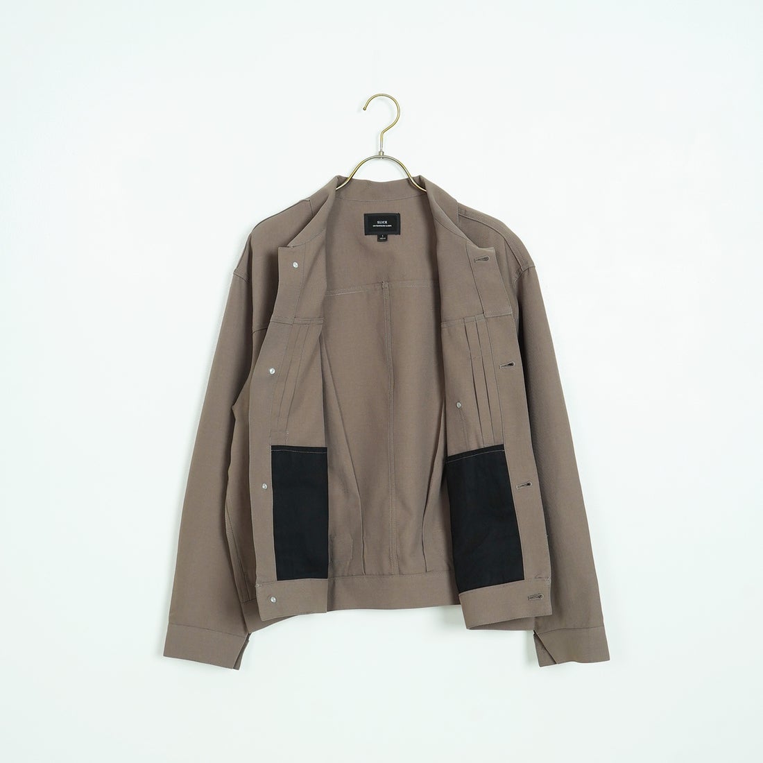 SLICK [スリック] テックツイルトラッカージャケット [5111026] 500 BROWN