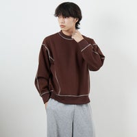 500 BROWN&&モデル身長：179cm 着用サイズ：1&&