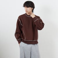 500 BROWN&&モデル身長：179cm 着用サイズ：1&&