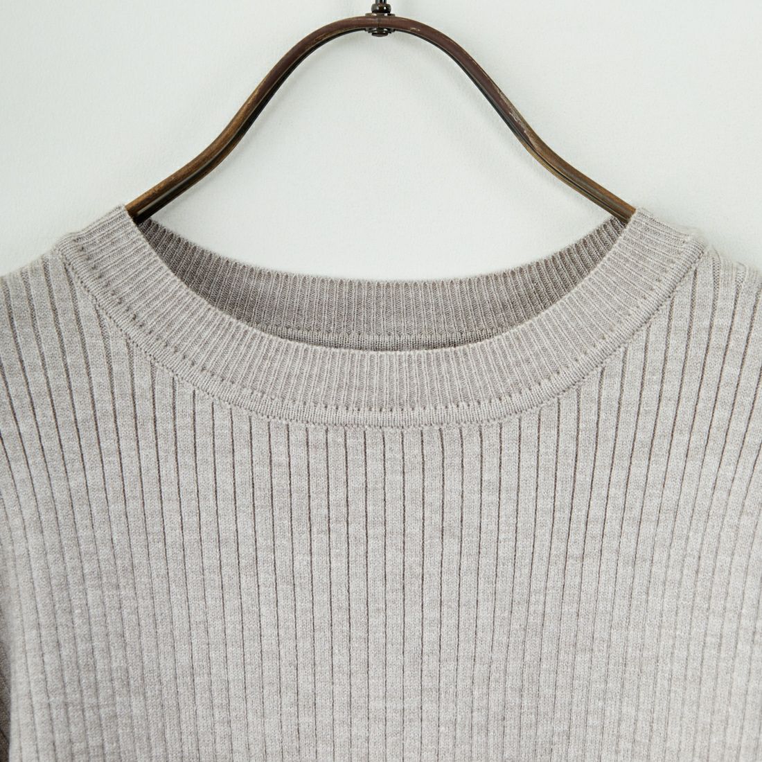 CLOCHE [クロシェ] ファービスチェ&リブニットセット [55285529] ﾗｲﾄｸﾞﾚｰ