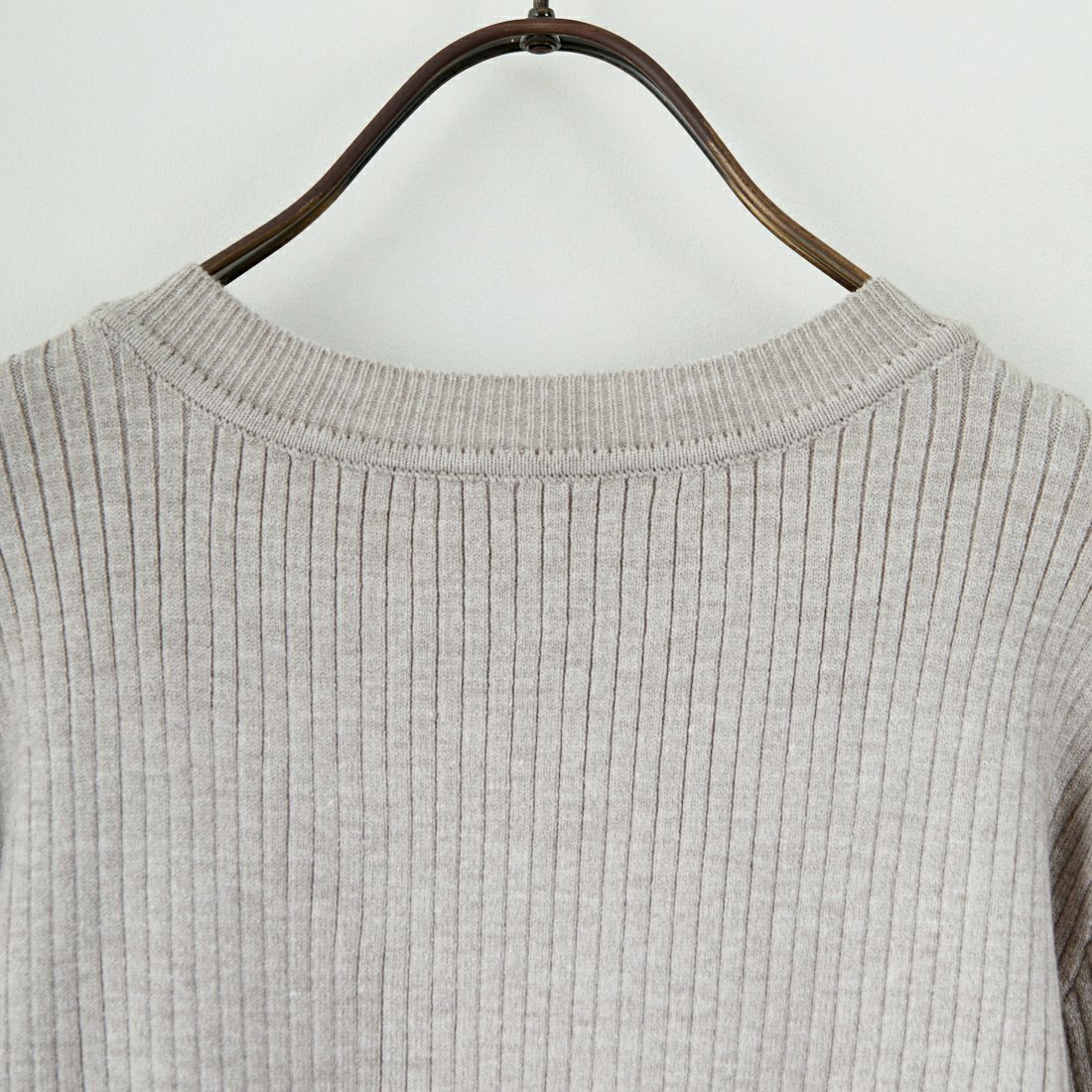 CLOCHE [クロシェ] ファービスチェ&リブニットセット [55285529] ﾗｲﾄｸﾞﾚｰ