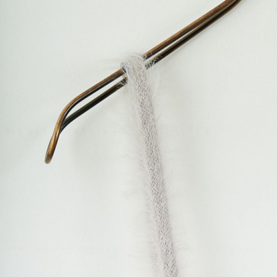 CLOCHE [クロシェ] ファービスチェ&リブニットセット [55285529] ﾗｲﾄｸﾞﾚｰ