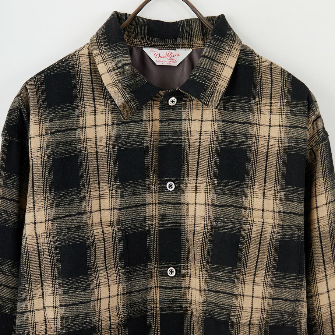 DAN RIVER [ダンリバー] 別注 チェックシャツ [DR25S003-JF] BEIGE