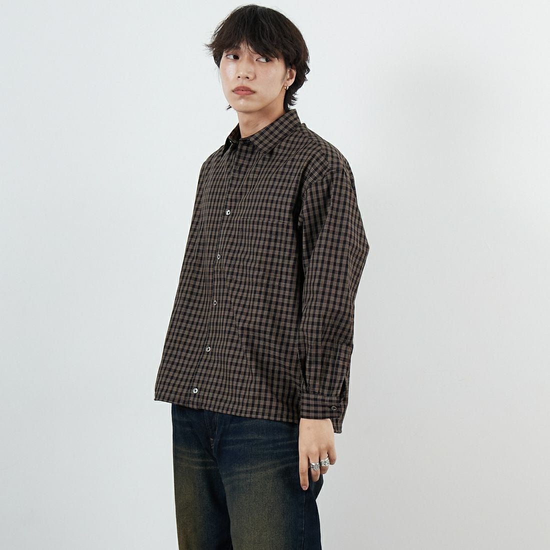 700 BLACK&&モデル身長：179cm 着用サイズ：1&&