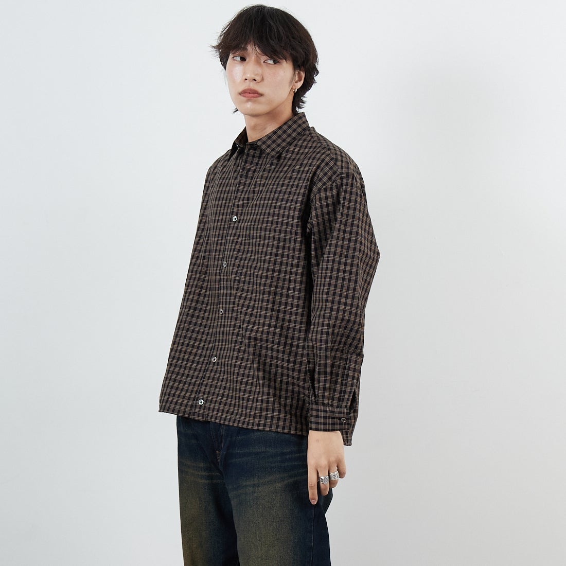 700 BLACK&&モデル身長：179cm 着用サイズ：1&&