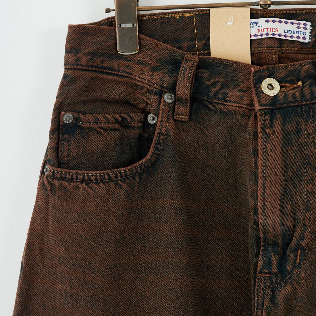 LIBERTO [リベルト] FIFTIES テーパードデニム [FL2505] 12 CHOCOLA