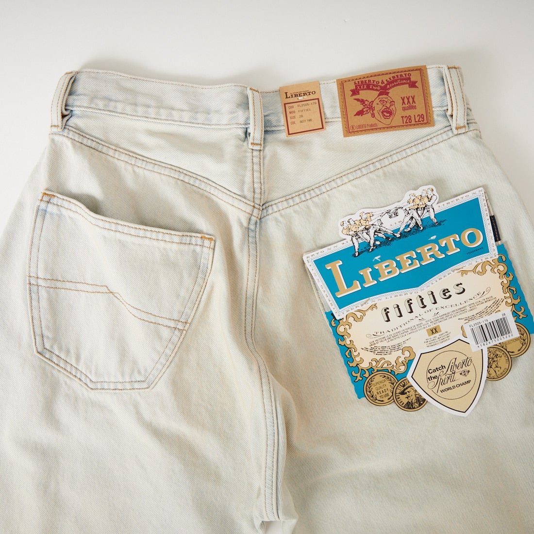 LIBERTO [リベルト] FIFTIES テーパードデニム [FL2505] 179 DUSTYF