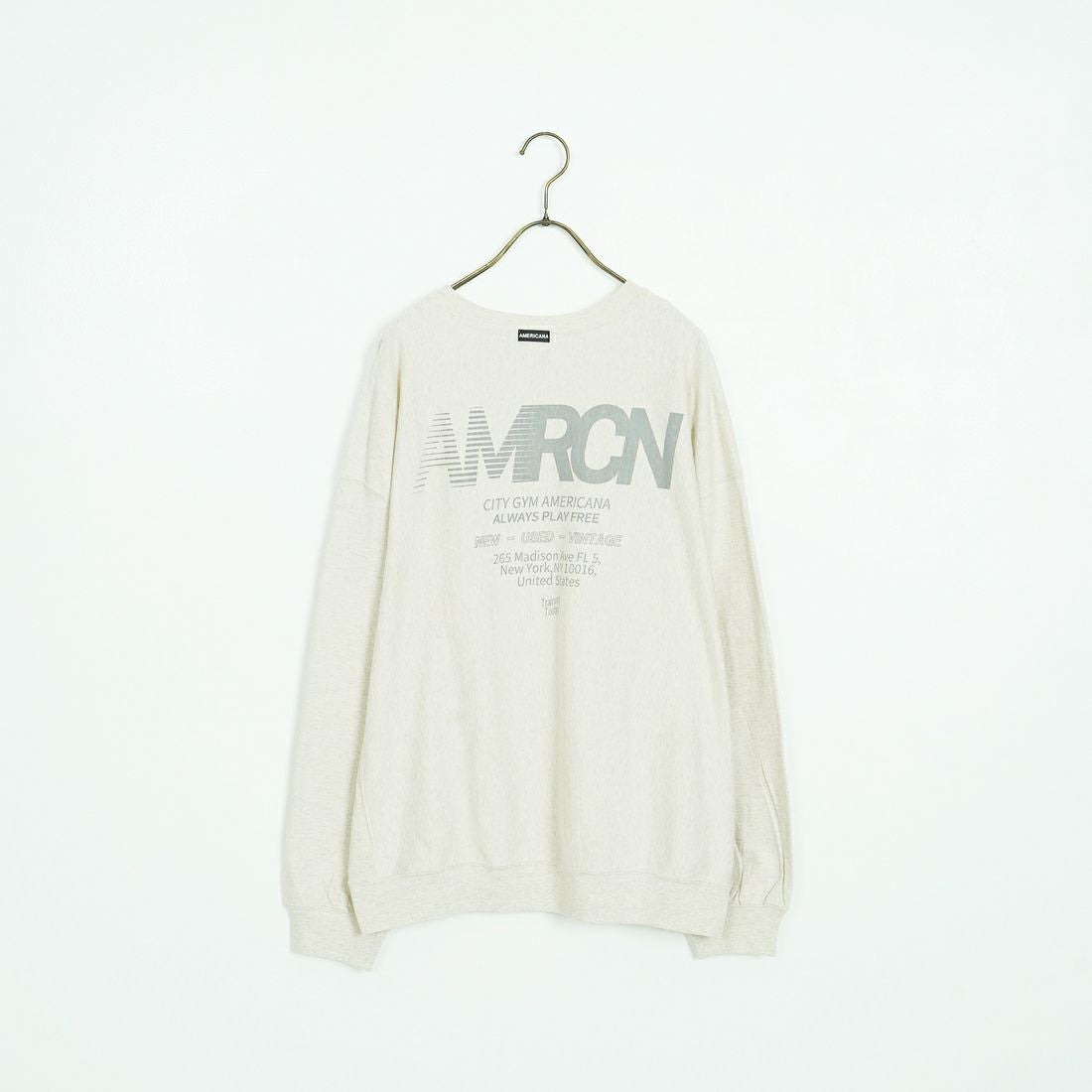 Americana [アメリカーナ] リバースウィーブロングスリーブTシャツ [BRF-752A-2] ｵｰﾄﾐｰﾙ