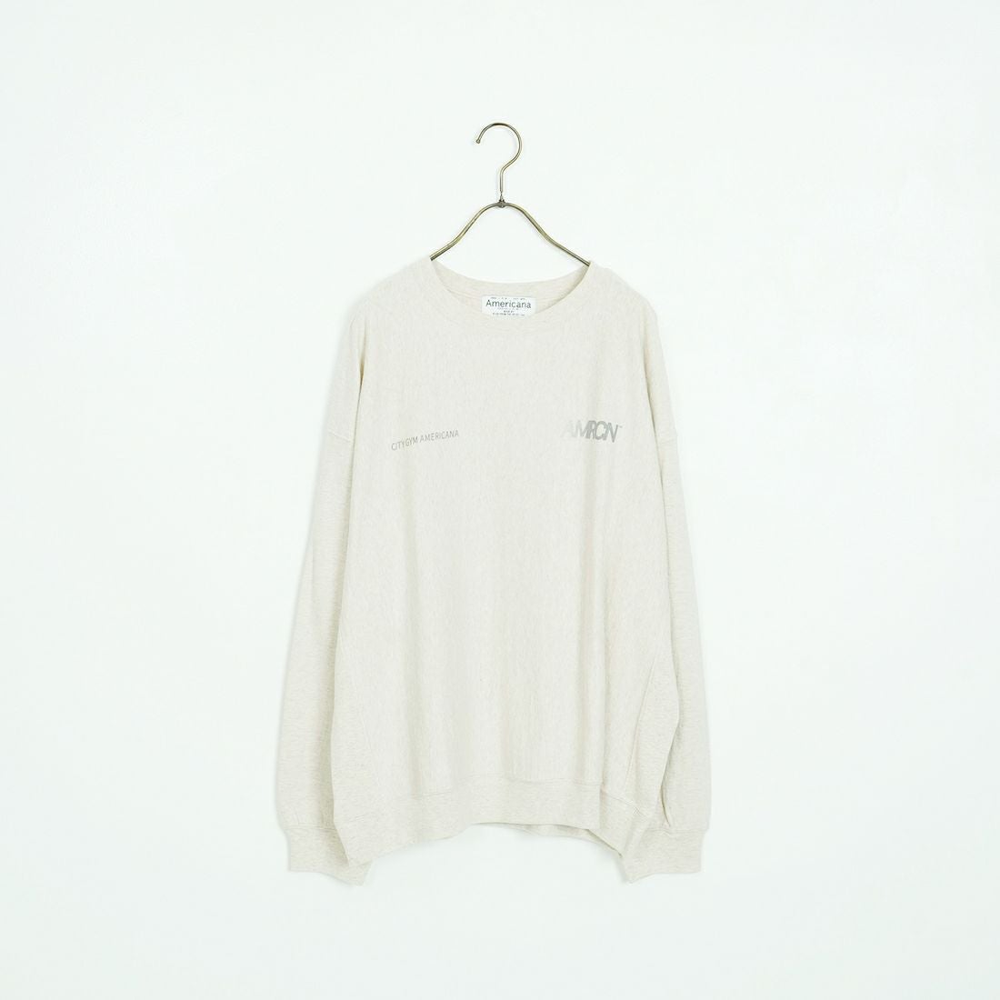 Americana [アメリカーナ] リバースウィーブロングスリーブTシャツ