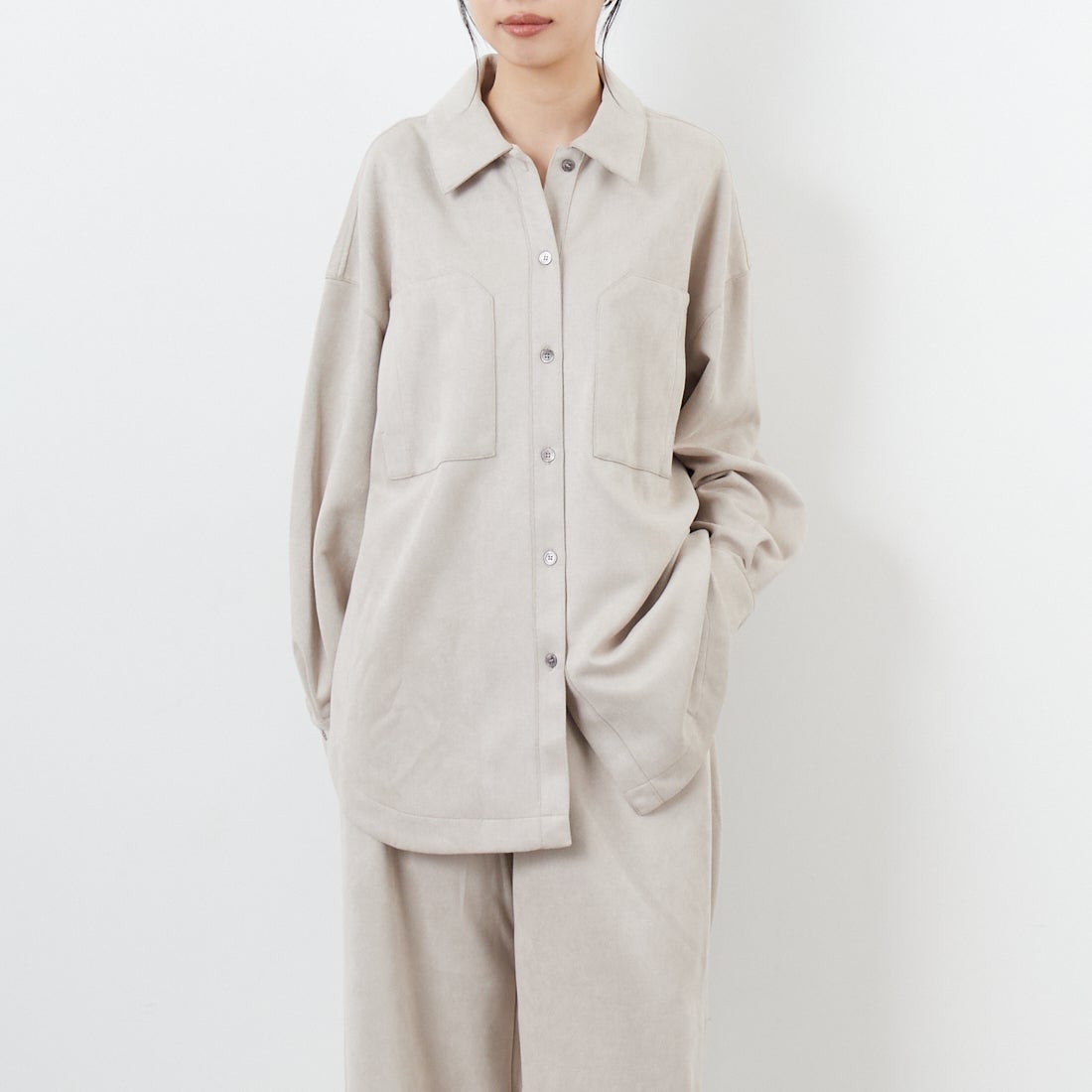 ﾍﾞｰｼﾞｭ&&モデル身長：162cm 着用サイズ：2&&