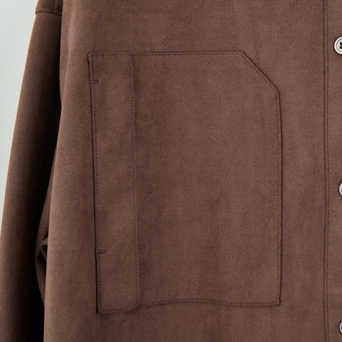 CLOCHE [クロシェ] スエードダンボールシャツ [55285641] ﾌﾞﾗｳﾝ