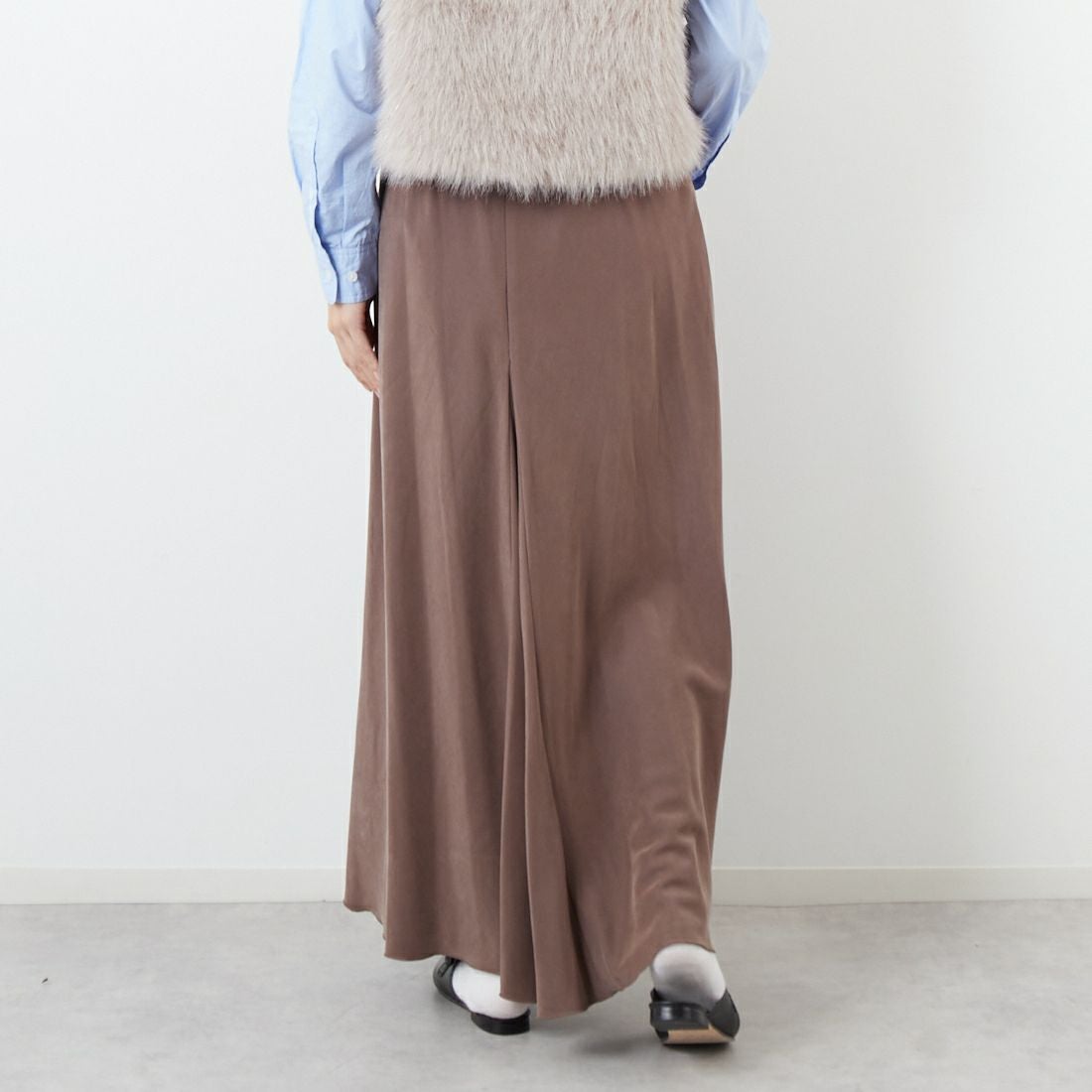 Jeans Factory Clothes [ジーンズファクトリークローズ] バイアスマーメイドスカート [J-4856] 830 ﾌﾞﾗｳﾝ