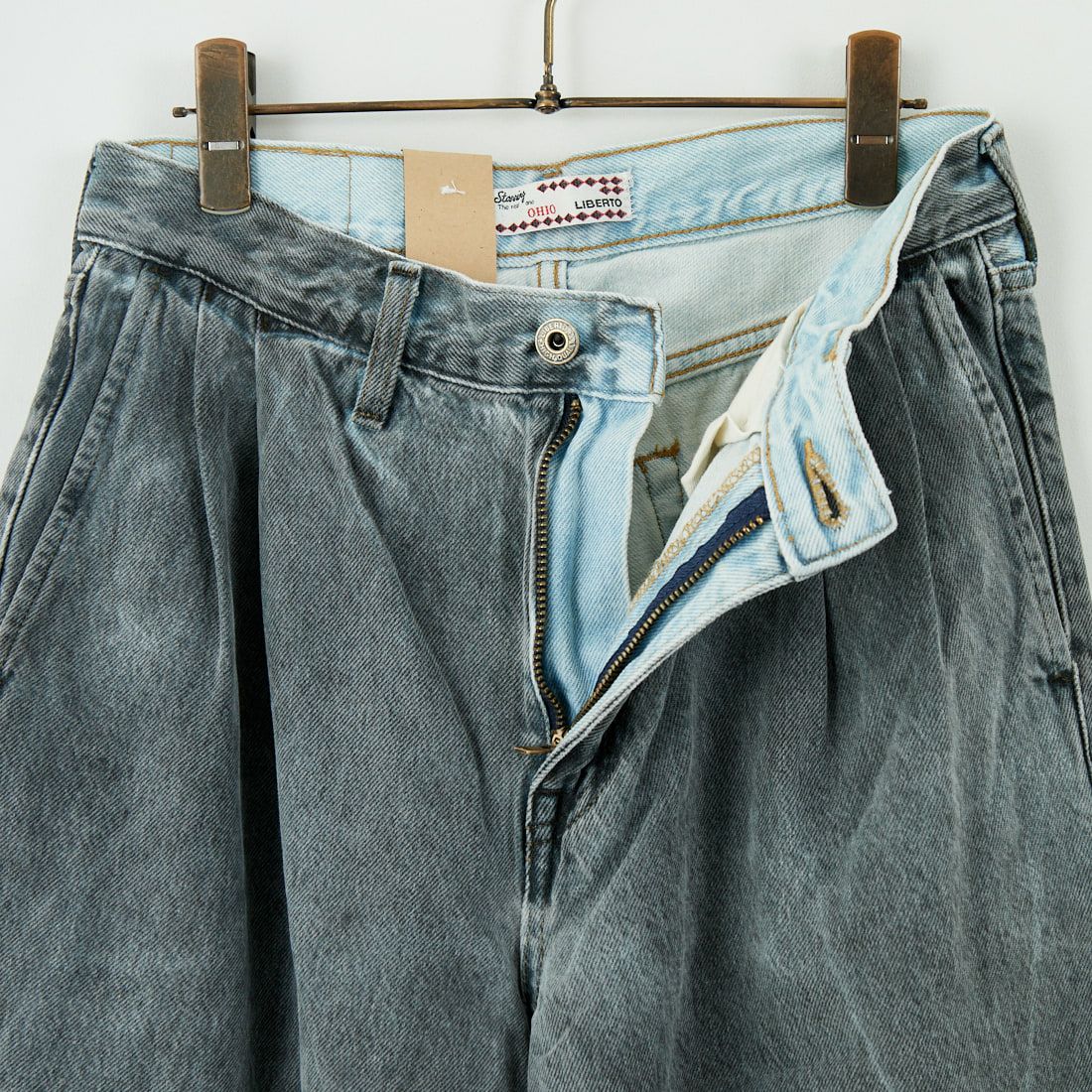 LIBERTO [リベルト] OHIO ツータックリラックスバギーデニム [FL2515] 59 FOG GRE
