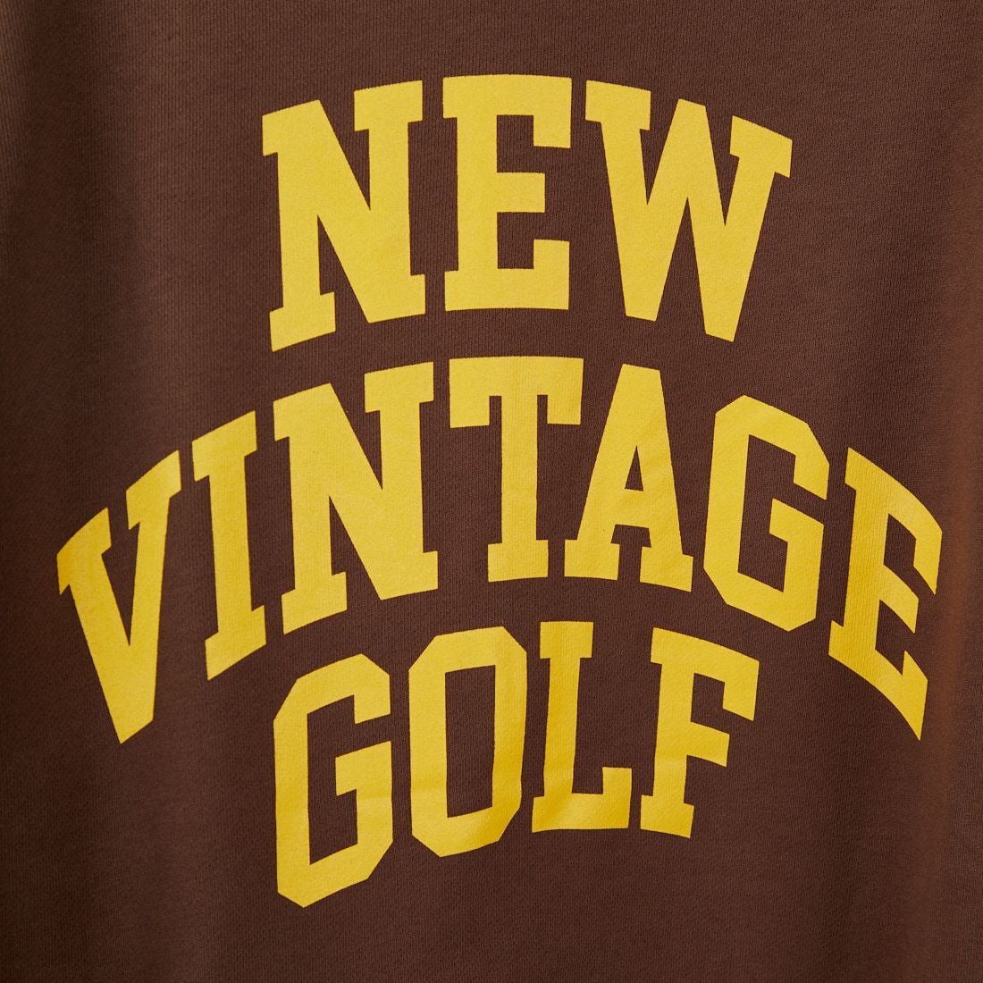 NEW VINTAGE GOLF [ニュービンテージゴルフ] ロゴプリントジップ