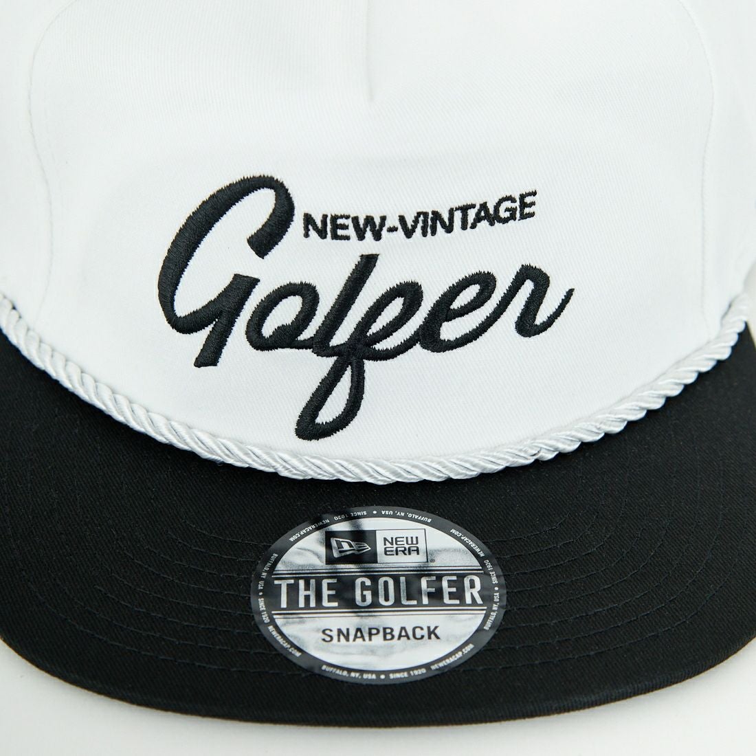 NEW VINTAGE GOLF [ニュービンテージゴルフ] NEW ERA×NVG ゴルファーキャップ [NWE-0420] WHITE