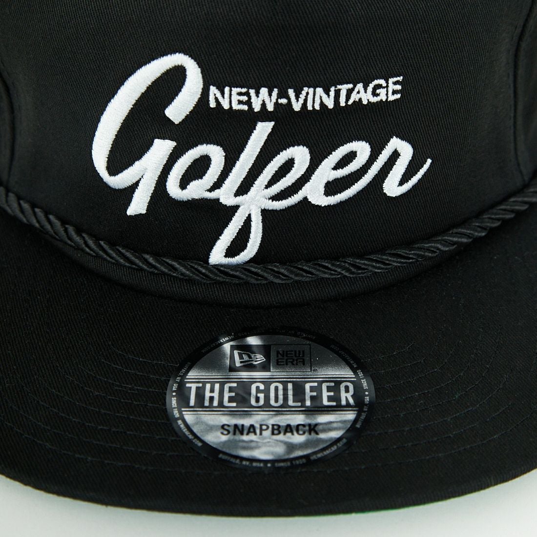 NEW VINTAGE GOLF [ニュービンテージゴルフ] NEW ERA×NVG ゴルファーキャップ [NWE-0420] BLACK