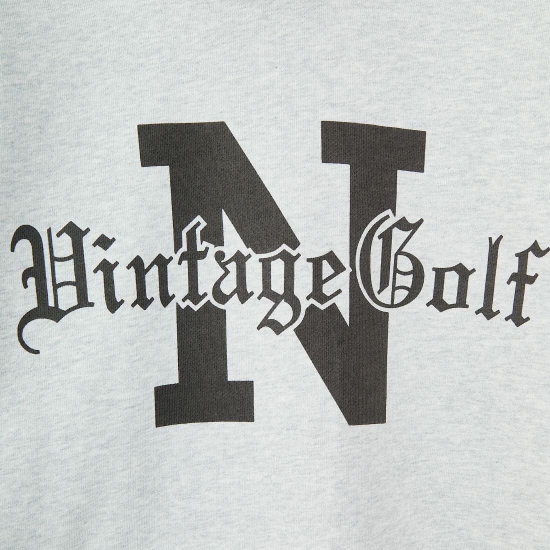 NEW VINTAGE GOLF [ニュービンテージゴルフ] クラシックロゴプリントフーディ [NVG-0405] GREY