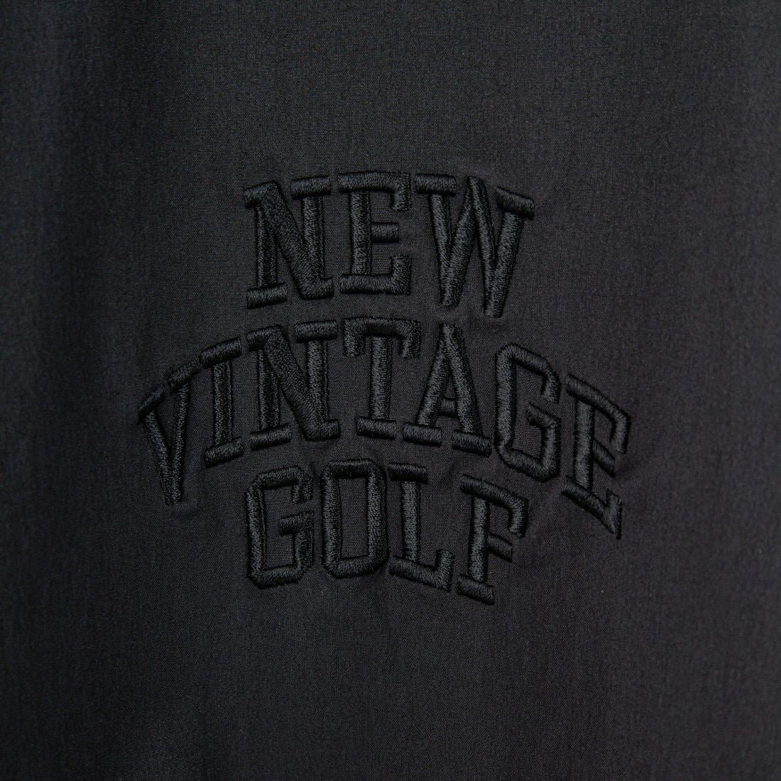 NEW VINTAGE GOLF [ニュービンテージゴルフ] プラクティスプルオーバージャケット [NVG-0406] BLACK