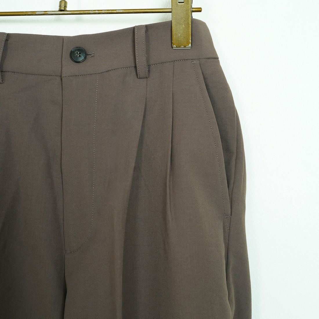 SLICK [スリック] テックツイルツータックスラックス [5161027] 500 BROWN