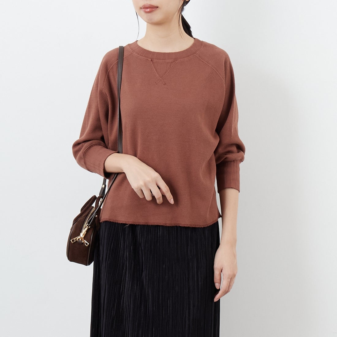 BROWN&&モデル身長：162cm 着用サイズ：1&&
