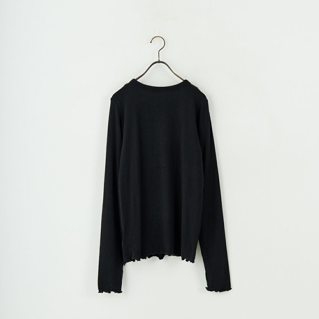 KHA:KI [カーキ] ヘンリーネックカットソー [MIL25FCS3464] BLACK