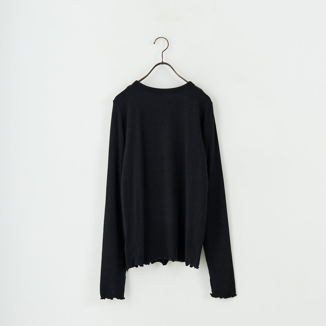KHA:KI [カーキ] ヘンリーネックカットソー [MIL25FCS3464] BLACK