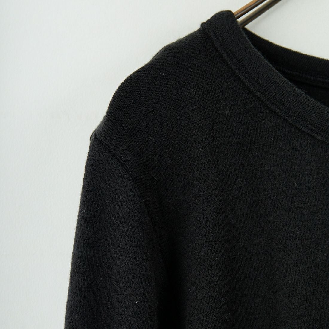 KHA:KI [カーキ] ヘンリーネックカットソー [MIL25FCS3464] BLACK