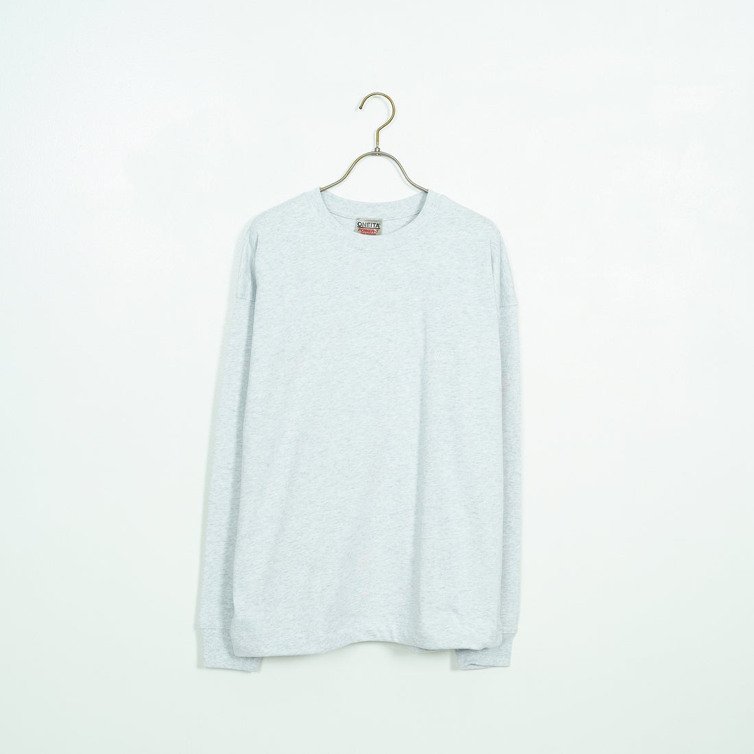 ONEITA [オニータ] ケミカル加工ドロストロングスリーブTシャツ [2523-468IN] ASH