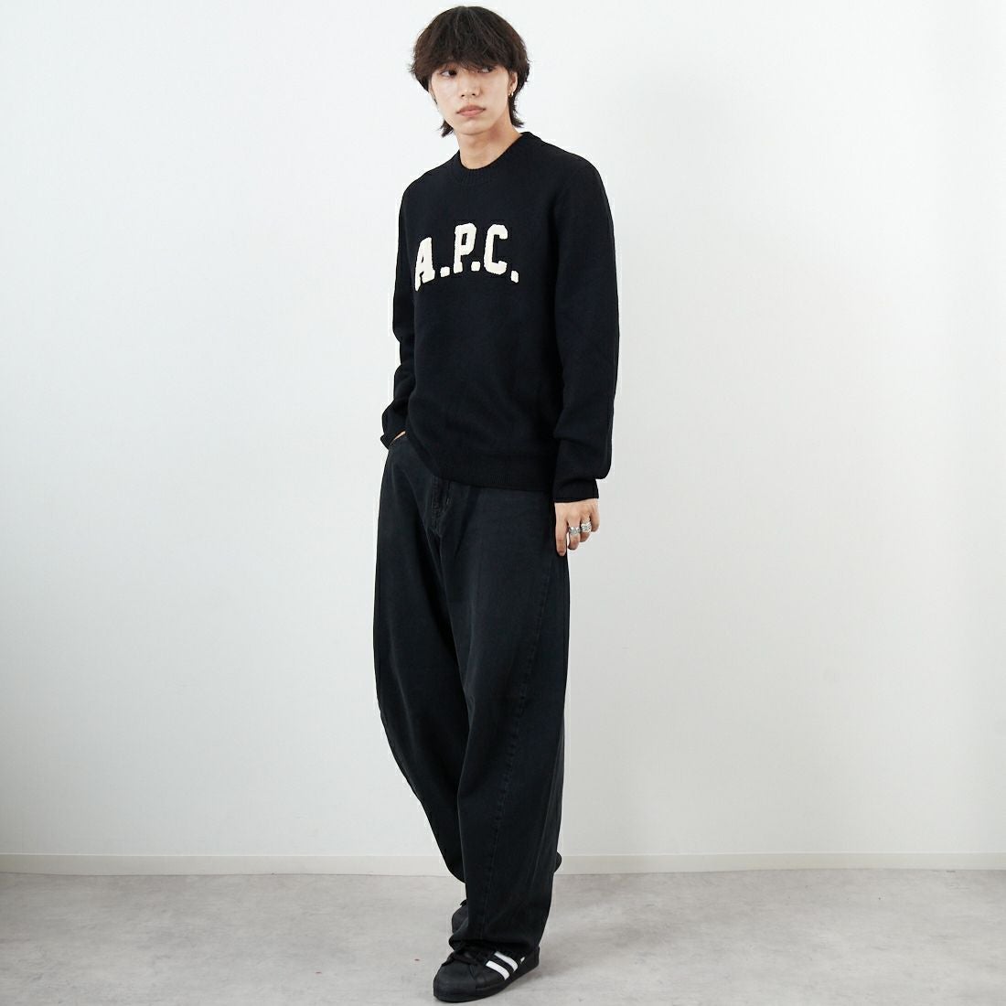 LIBERTO [リベルト] ABILENE カーブジーンズ [FL2513] 172 S.BLK &&モデル身長：179cm 着用サイズ：30&&