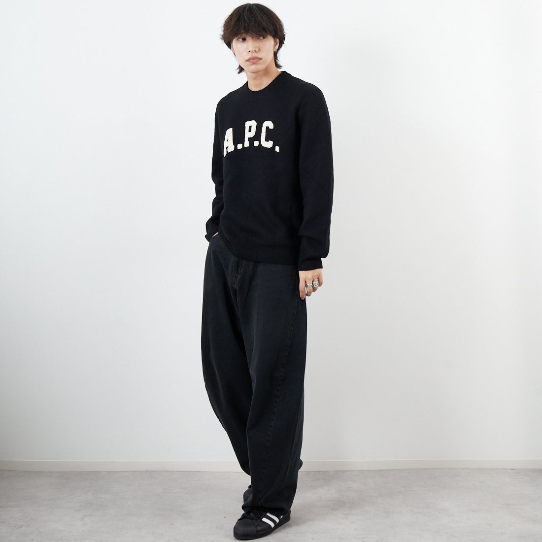 LIBERTO [リベルト] ABILENE カーブジーンズ [FL2513] 172 S.BLK &&モデル身長：179cm 着用サイズ：30&&