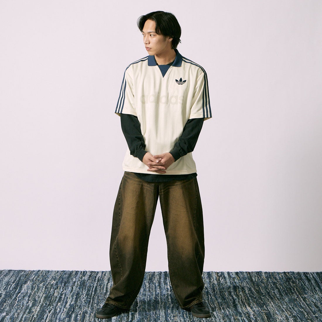 LIBERTO [リベルト] ABILENE カーブジーンズ [FL2513] 82 DUSTED &&モデル身長：179cm 着用サイズ：30&&