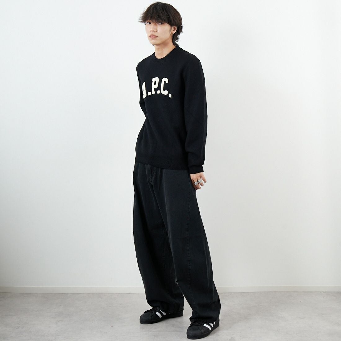 LIBERTO [リベルト] ABILENE カーブジーンズ [FL2513] 172 S.BLK &&モデル身長：179cm 着用サイズ：30&&