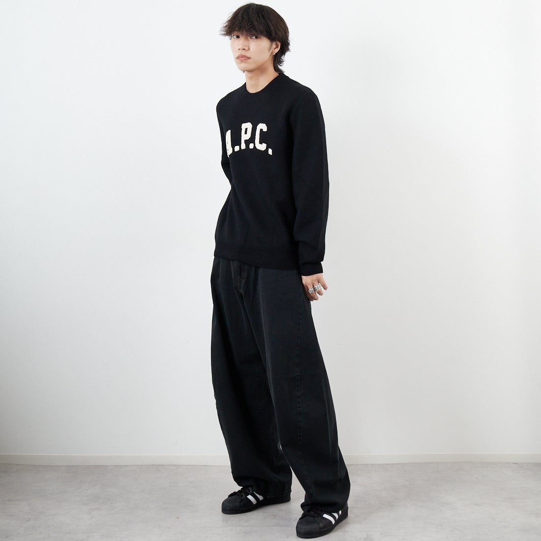 LIBERTO [リベルト] ABILENE カーブジーンズ [FL2513] 172 S.BLK &&モデル身長：179cm 着用サイズ：30&&