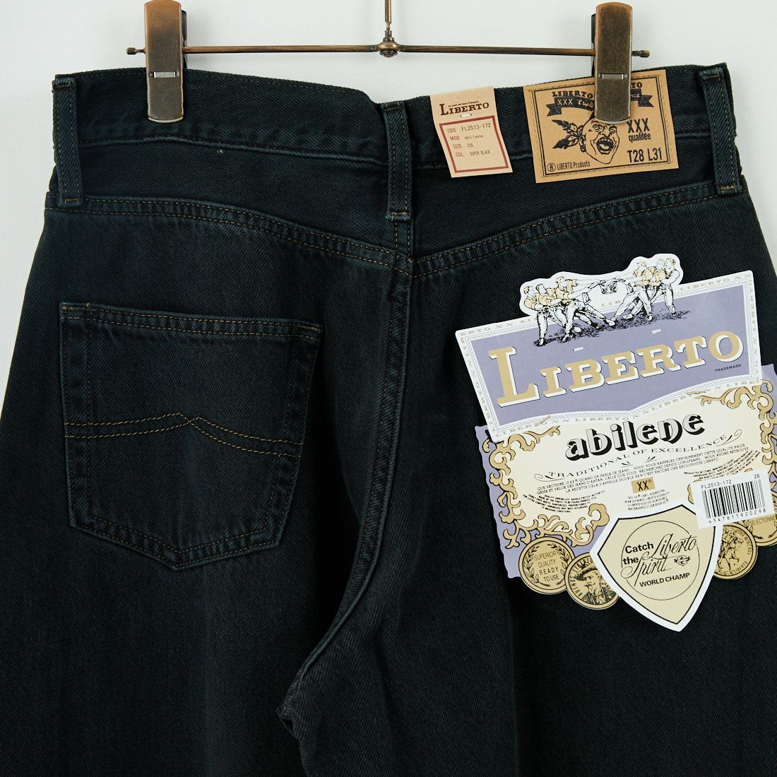 LIBERTO [リベルト] ABILENE カーブジーンズ [FL2513] 172 S.BLK