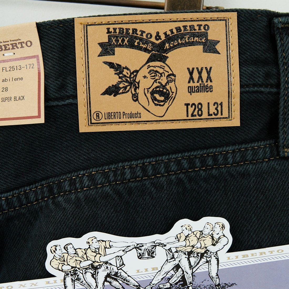 LIBERTO [リベルト] ABILENE カーブジーンズ [FL2513] 172 S.BLK
