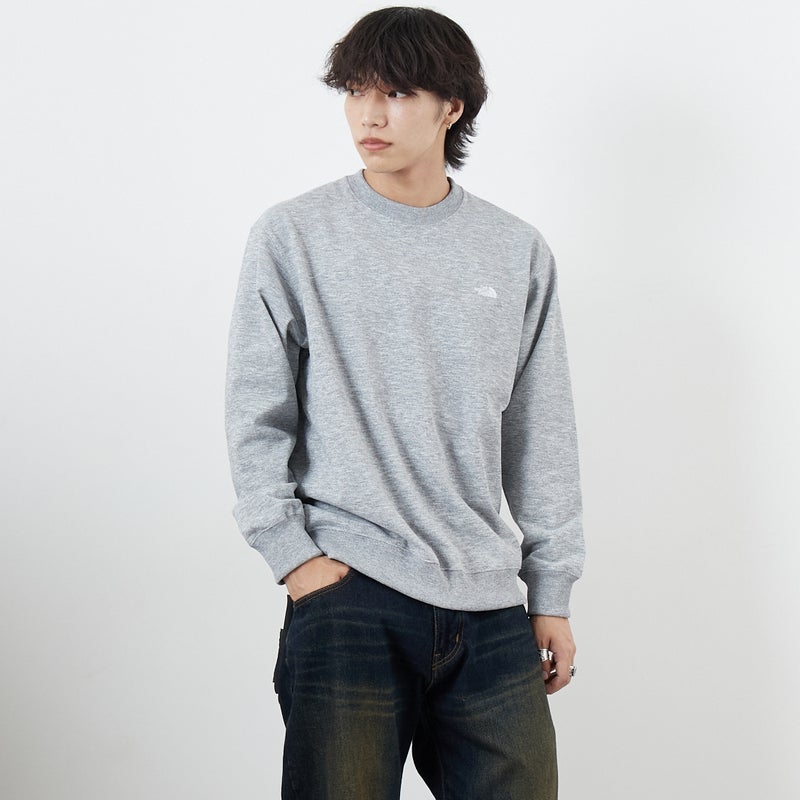 THE NORTH FACE [ザ ノースフェイス] スモールロゴヘザースウェット 