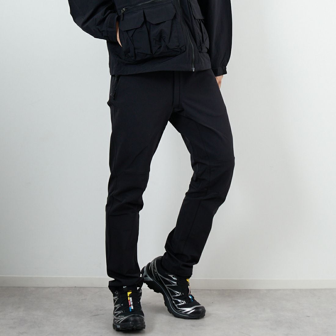 THE NORTH FACE [ザ ノースフェイス] アルパインライトパンツ [NB82501] K &&モデル身長：179cm 着用サイズ：L&&
