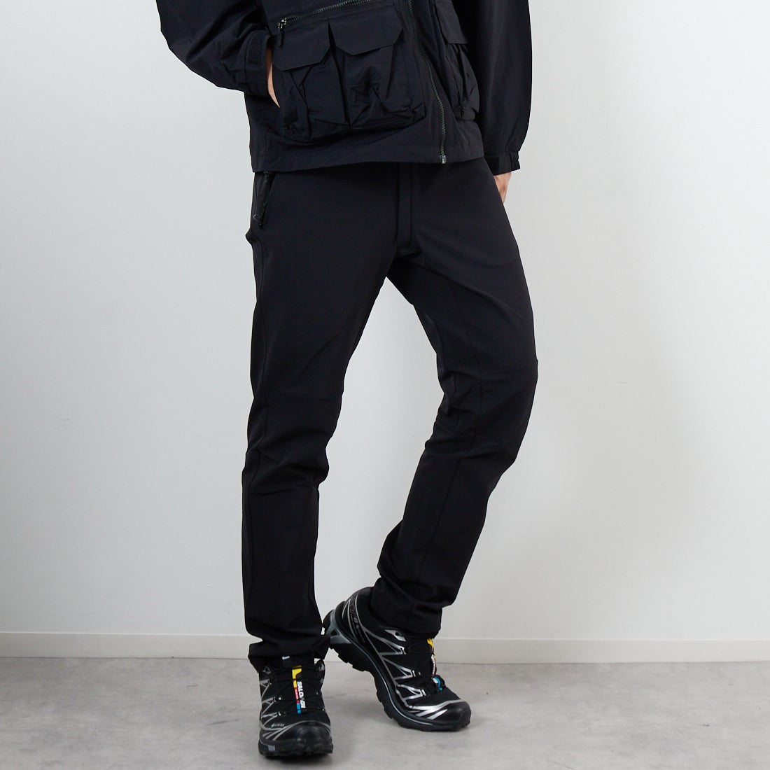 THE NORTH FACE [ザ ノースフェイス] アルパインライトパンツ [NB82501] K &&モデル身長：179cm 着用サイズ：L&&